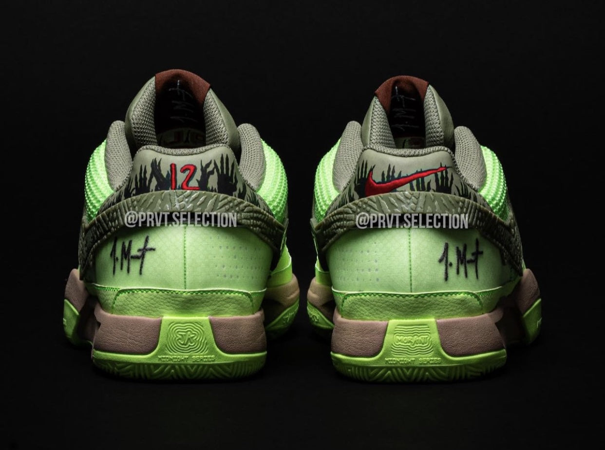 Nike Ja 1 Men's Basketball Shoes Lime Blast/Oil Green